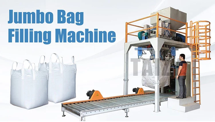 New Type Automatic Jumbo Big Bag Pet Flake Packing Bagging Filling Machine