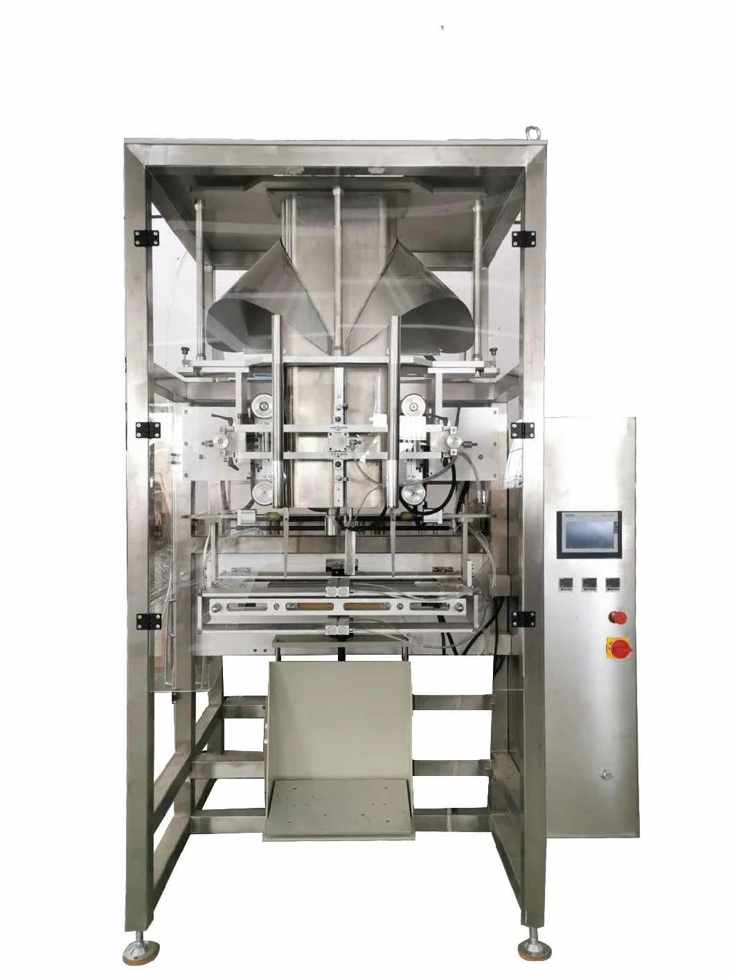 Automatic Pouch Secondary Baling Packing Packaging Machine (Sachets Into Big Pillow/Gusseted bag/PE BAG) for Seeds/Beans/Rice/Detergent Powder